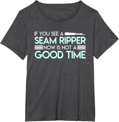 Miniatura 23 de Si ves un desgarrador de costuras ahora no es un buen momento de coser, Negro, S Negro,Azul Marino,Asfalto,Arándano,Rojo,Plateado,Hierba,Verde