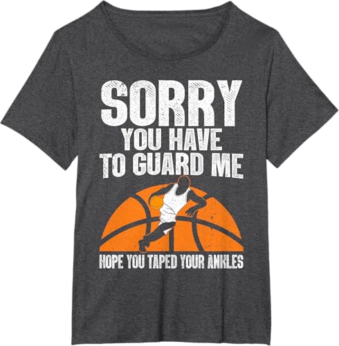 Miniatura 8 de Funny Basketball For Men Women Sports Game Basketball Player T-Shirt Black,Navy Blue,Asphalt Grey,Cranberry Red,Olive Green,Dark Heather