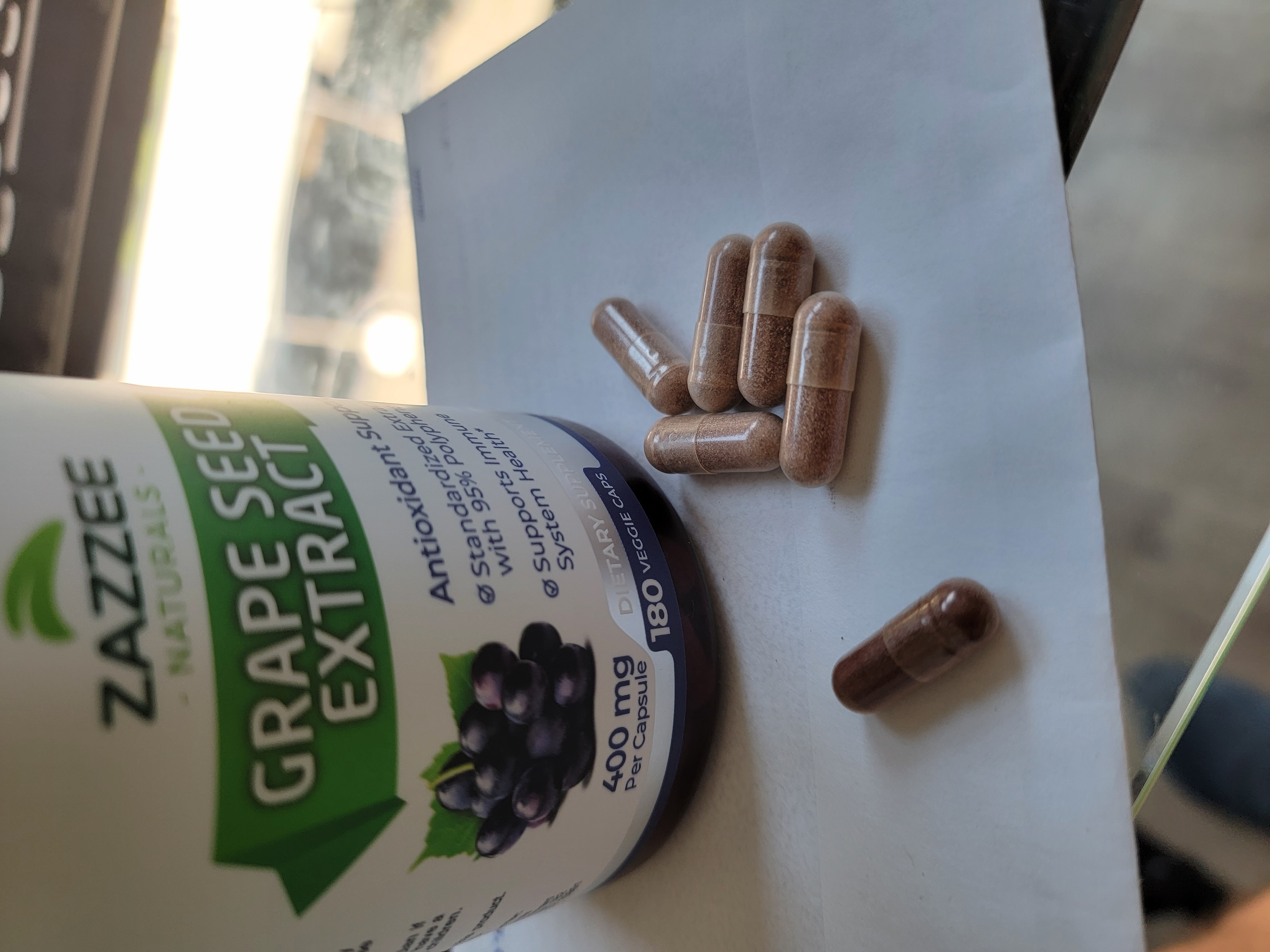 Zazzee High Strength Grape Seed 50:1 Extract, 180 India | Ubuy