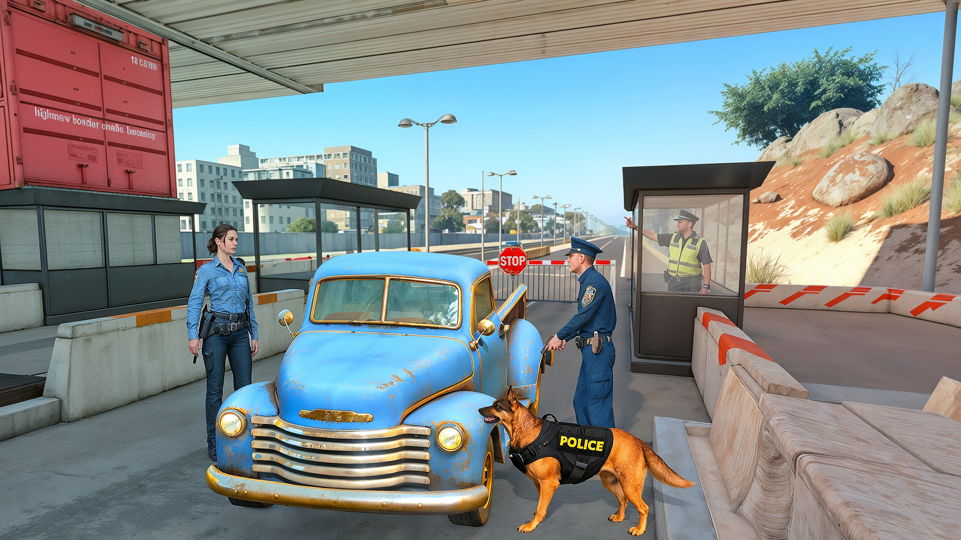Border Simulator Border Patrol Police Contraband 3D - Border Police Simulator 2025 - App ...