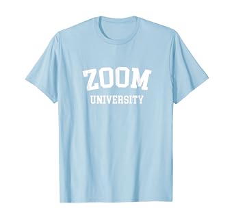 university blue t shirt