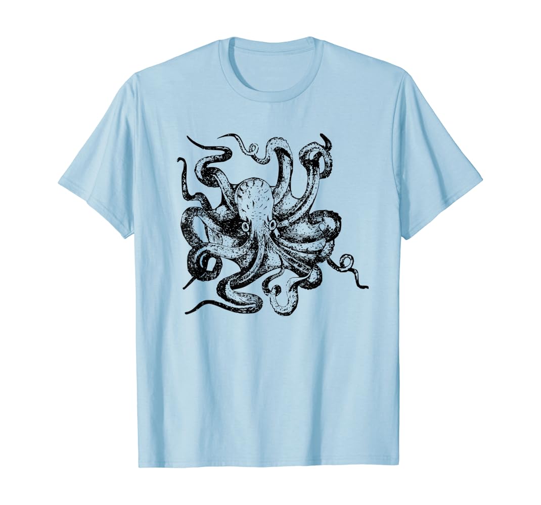 Octopus t shirt amazon Clearance