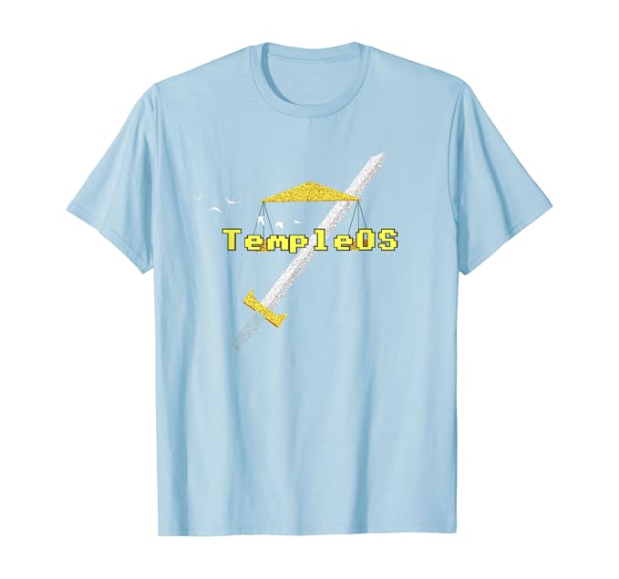 Amazon Com Temple Os Terry A Davis Memorial T Shirt Clothing