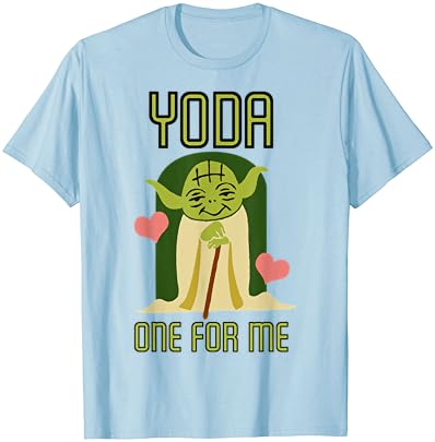Star Wars Yoda One For Me Cute Valentine’s Graphic T-Shirt T-Shirt