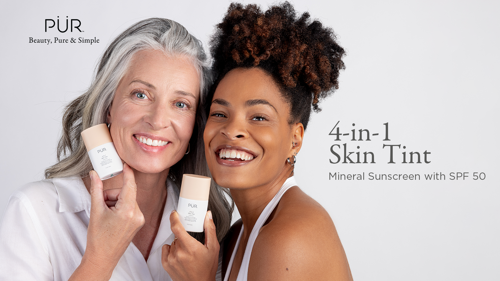 Amazon.com: PÜR MINERALS Tinted Sunscreen for Face, 4-in-1 Skin