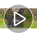 Mesa de camping plegable pequeña Anbte 3 ft, altura ajustable hasta 29.5 pulgadas, 35 x 16 pulgadas, color negro miniatura 8