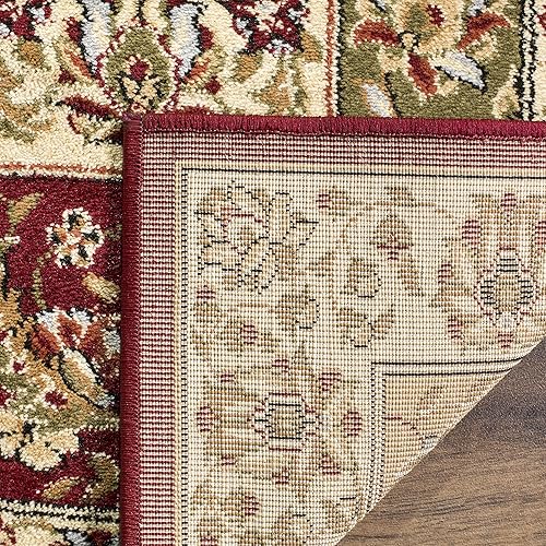 Miniatura 4 de SAFAVIEH Lyndhurst Collection LNH318A - Alfombra cuadrada de 8 pies, diseño tradicional oriental que no desprende pelusa, para sala de estar,