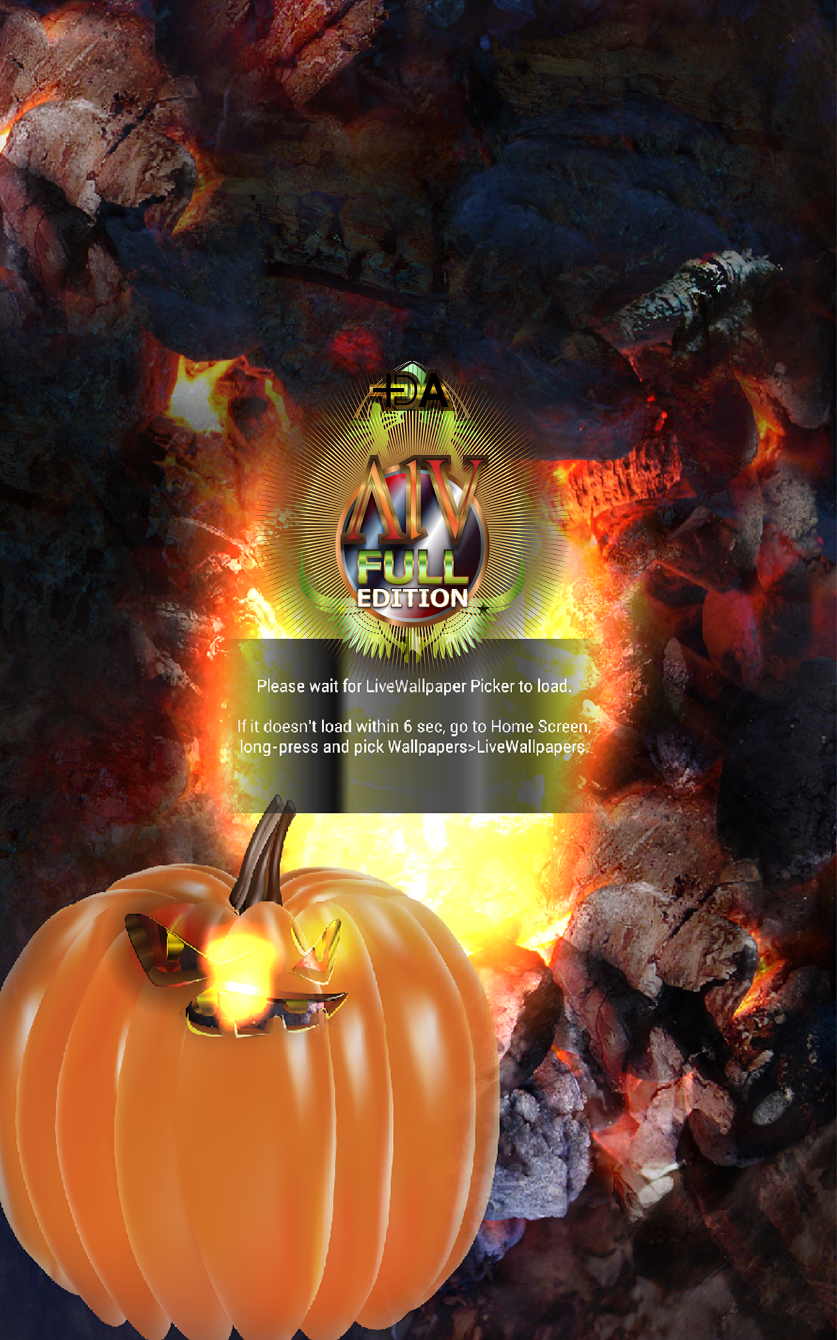 Pumpkin Fire LWP HD+ Halloween Live Wallpaper - App on Amazon Appstore