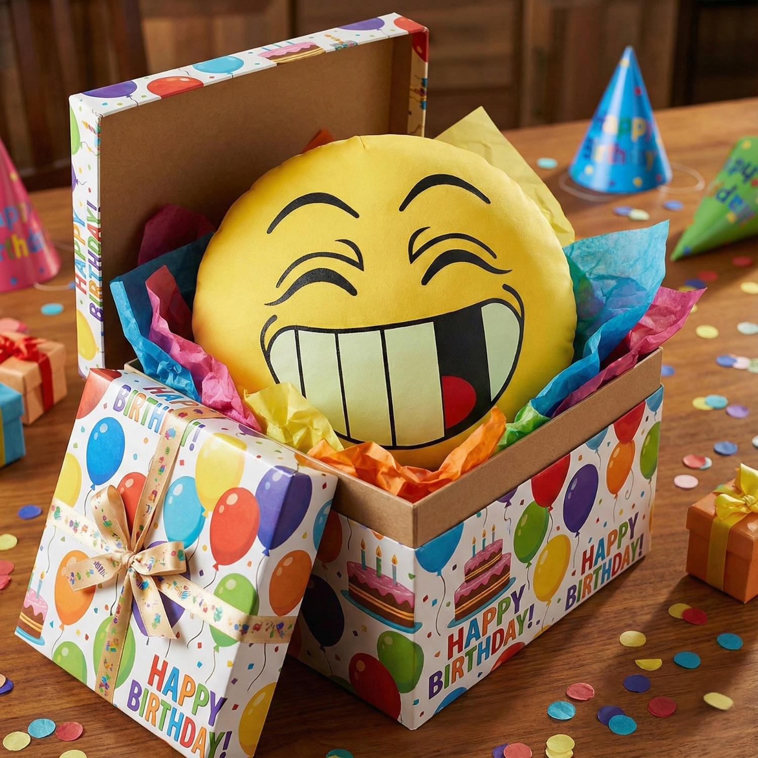 Amazon.com: Tache Home Fashion Yellow Emoji Smiley Face Pillow