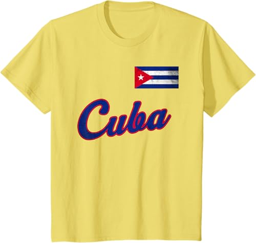 Miniatura 9 de Cuba 2023 Baseball Flag Pride Cubano Beisbol Cuban T-Shirt Black,White,Baby Blue,Silver Grey,Olive Green,Lemon Yellow,Heather Grey,Heather