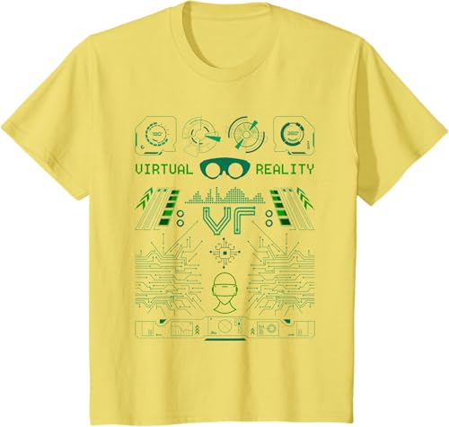 Miniatura 34 de Camiseta de realidad virtual VR Retro Gamers, Negro, S Negro,Azul Marino,Asfalto,Blanco,Azul Pastel,Arándano,Limón,Jaspeado Oscuro,Gris