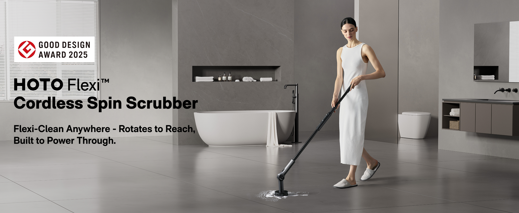 Amazon.com: HOTO Flexi™ Cordless Electric Spin Scrubber
