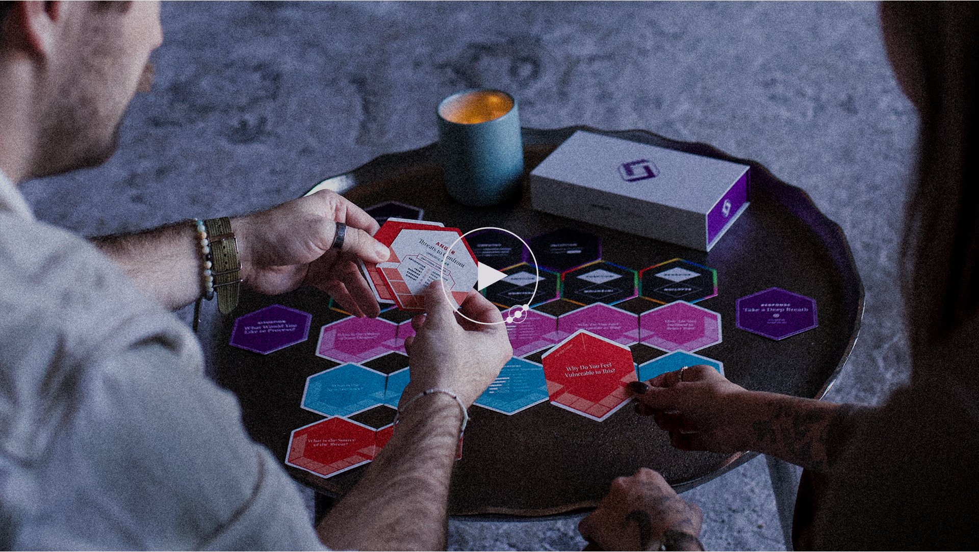 Catharsis Method Emotional Intelligence Cards - CBT Therapy Solitaire For Adults & Teens