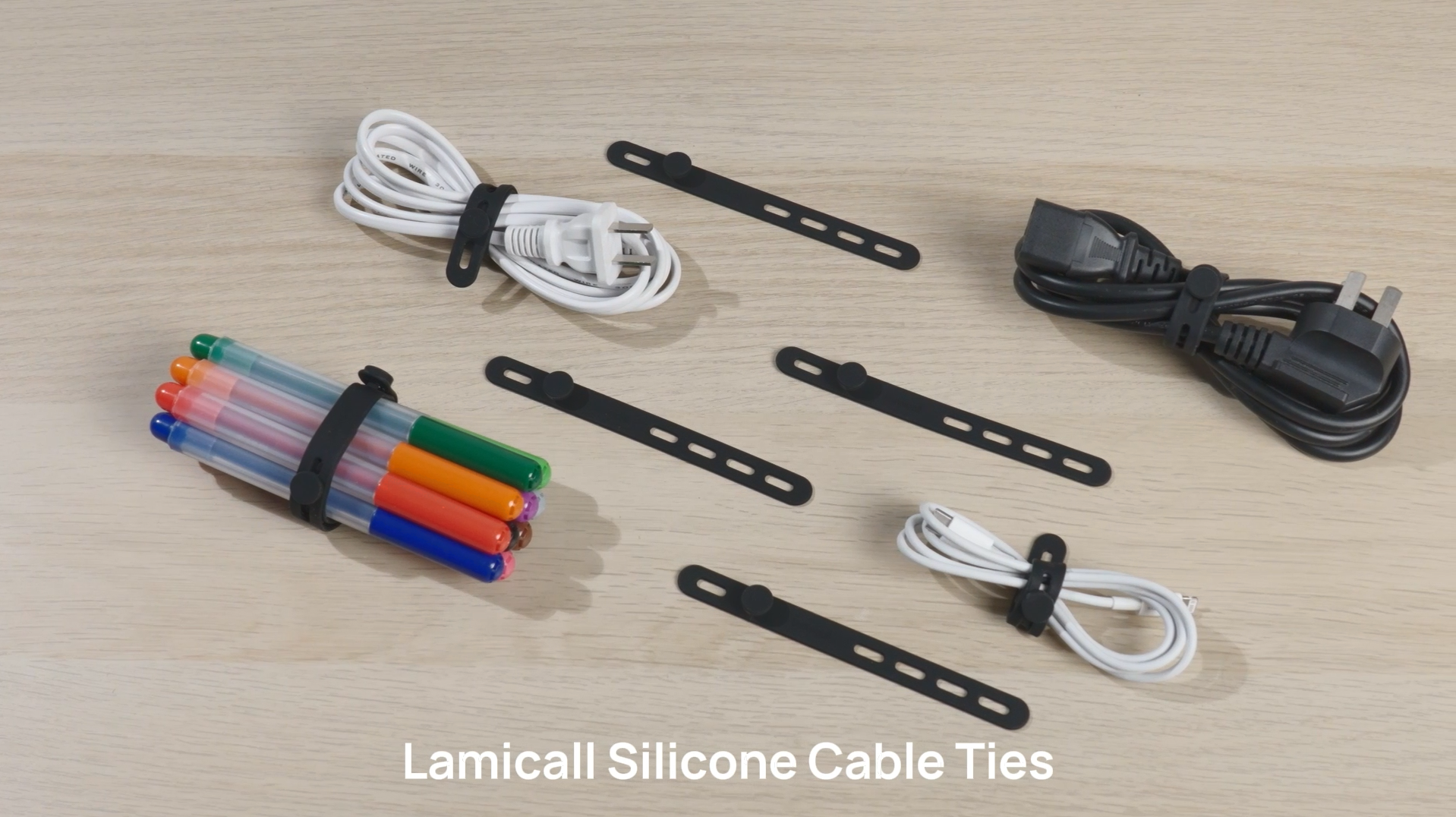 Attaches De Câble En Silicone, Serre-câbles Réutilisables Et Réglables En Forme De Fleur, Bandes