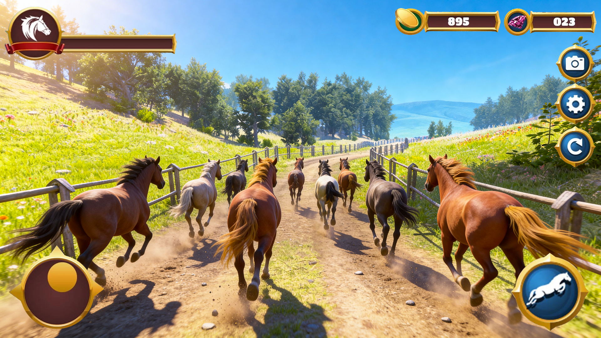 Virtual Horse Ranch Real Virtual Horse Family Simulator 3D: Wild Horse Life - App on Amazon ...