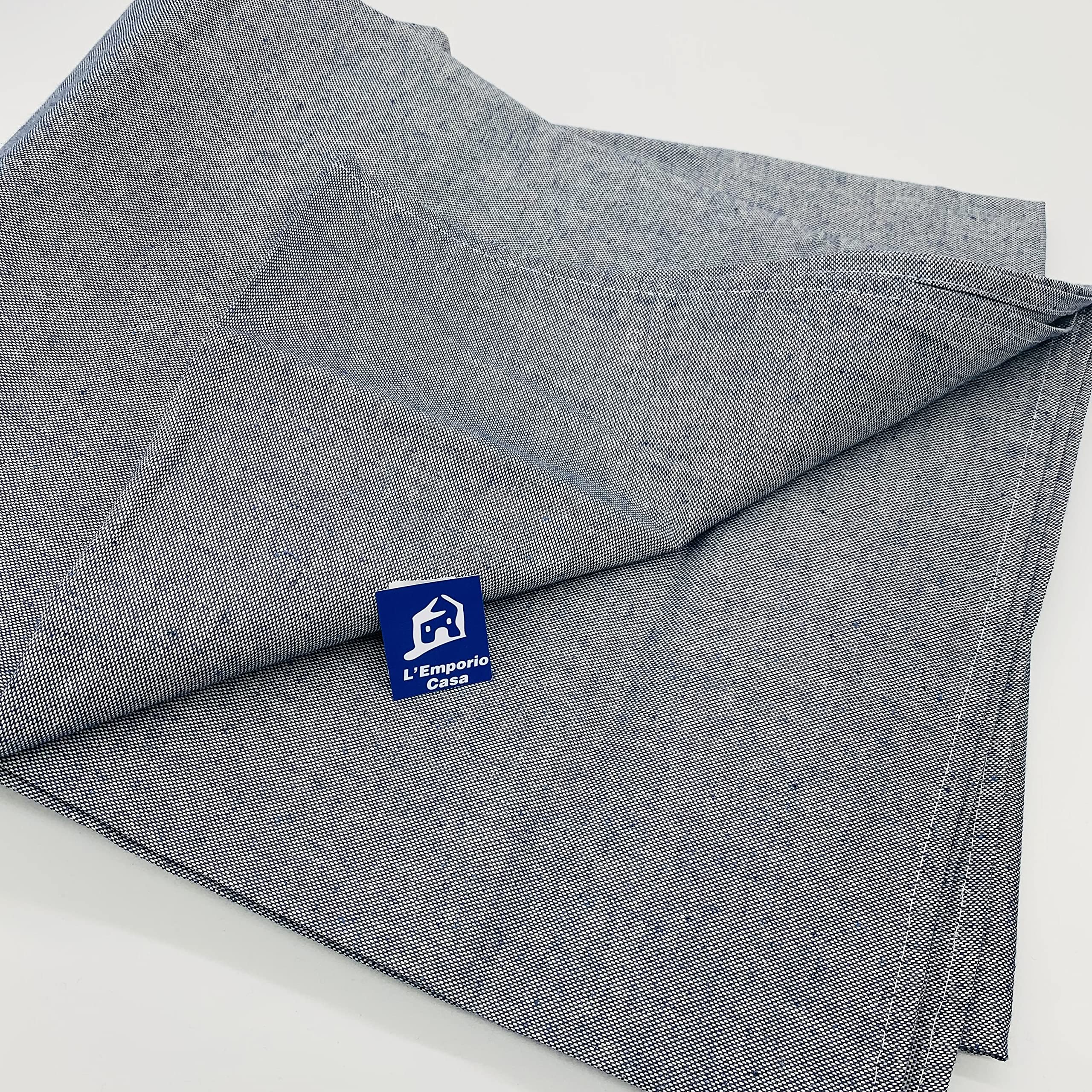 L'Emporio Casa Telo Copridivano Copriletto Tela Grossa Robusta Cotone in Panama 160X260-260x280-360x280 Misure Maxi Lenzuolo Copritutto Cotone Granfoulard Made Italy (BLUE, 360X280)