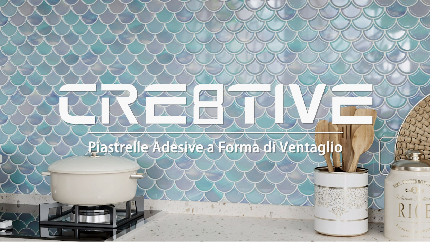 Piastrelle Adesive Effetto Marmo Verde Scuro CRE8TIVE – 16 Pezzi Da 30,5x30,5 Cm, Autoadesive E Impermeabili Per Cucina E Bagno - 2