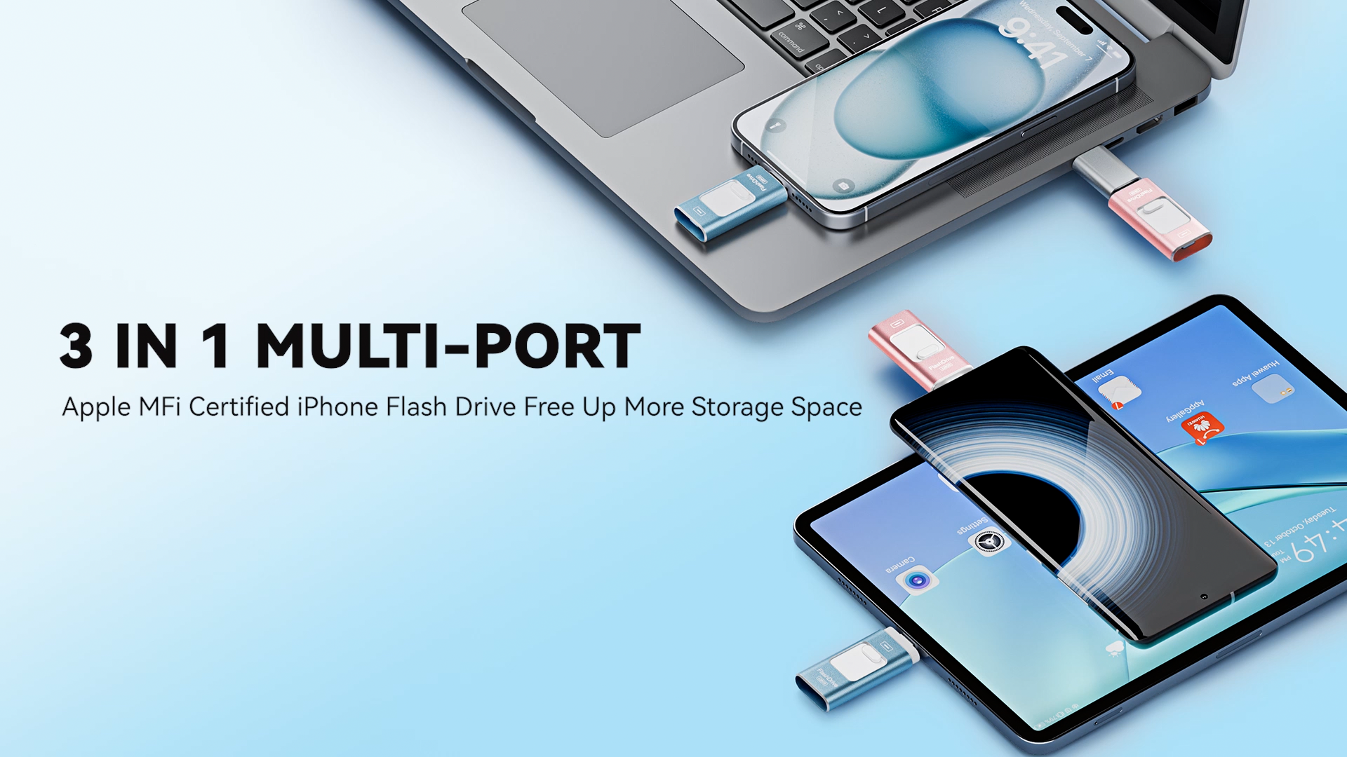 Apple - LIFIX　128GB ×10個 Amazon.com: Apple MFi Certified 128GB Flash Drive for iPhone
