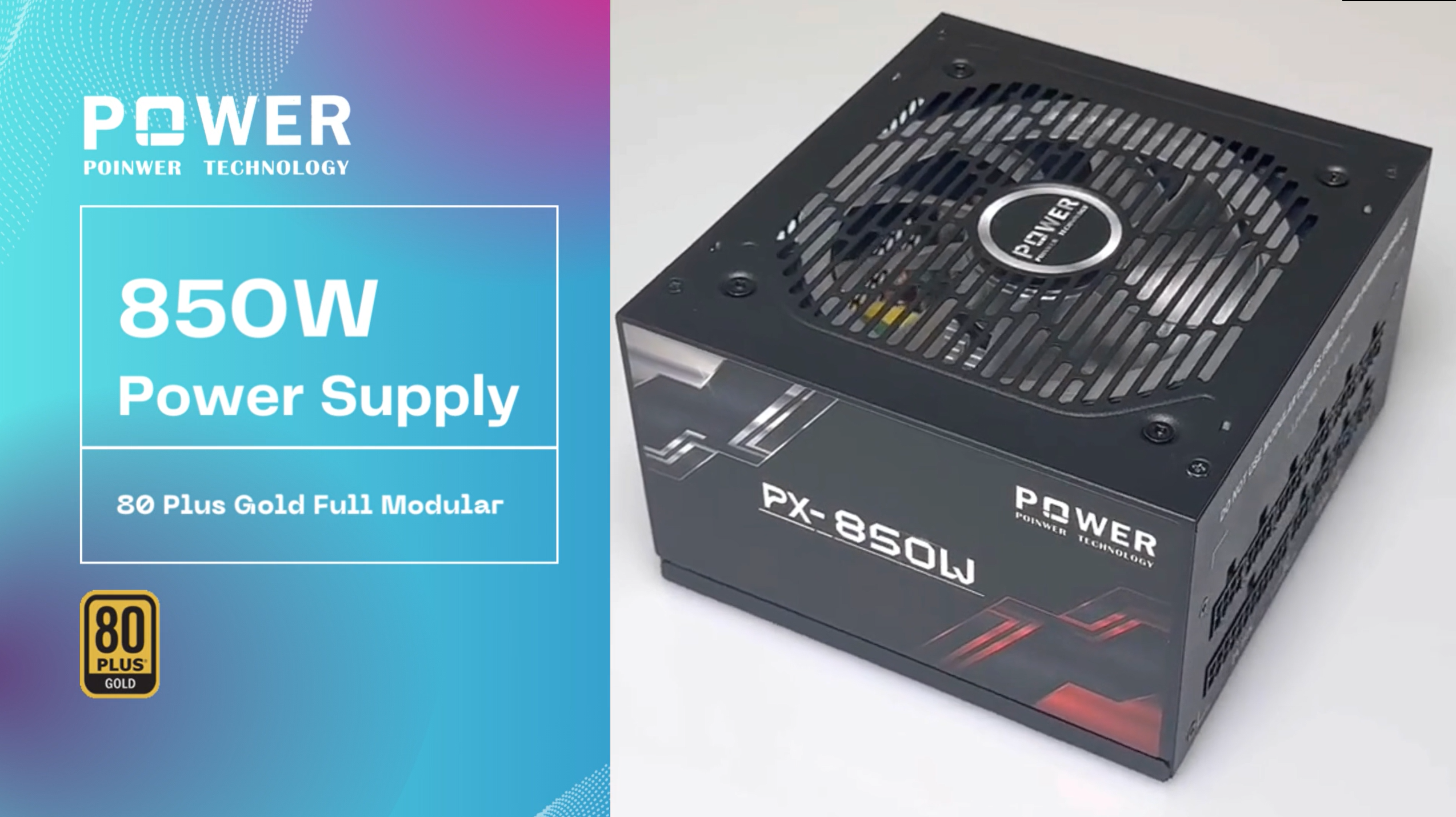 Amazon.com: POINWER 850 Watt Power Supply 80 Plus Gold - Silent