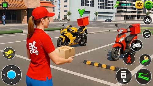 Girl Rider Delivery Game: Parcel Delivery Open World Game – vue 4