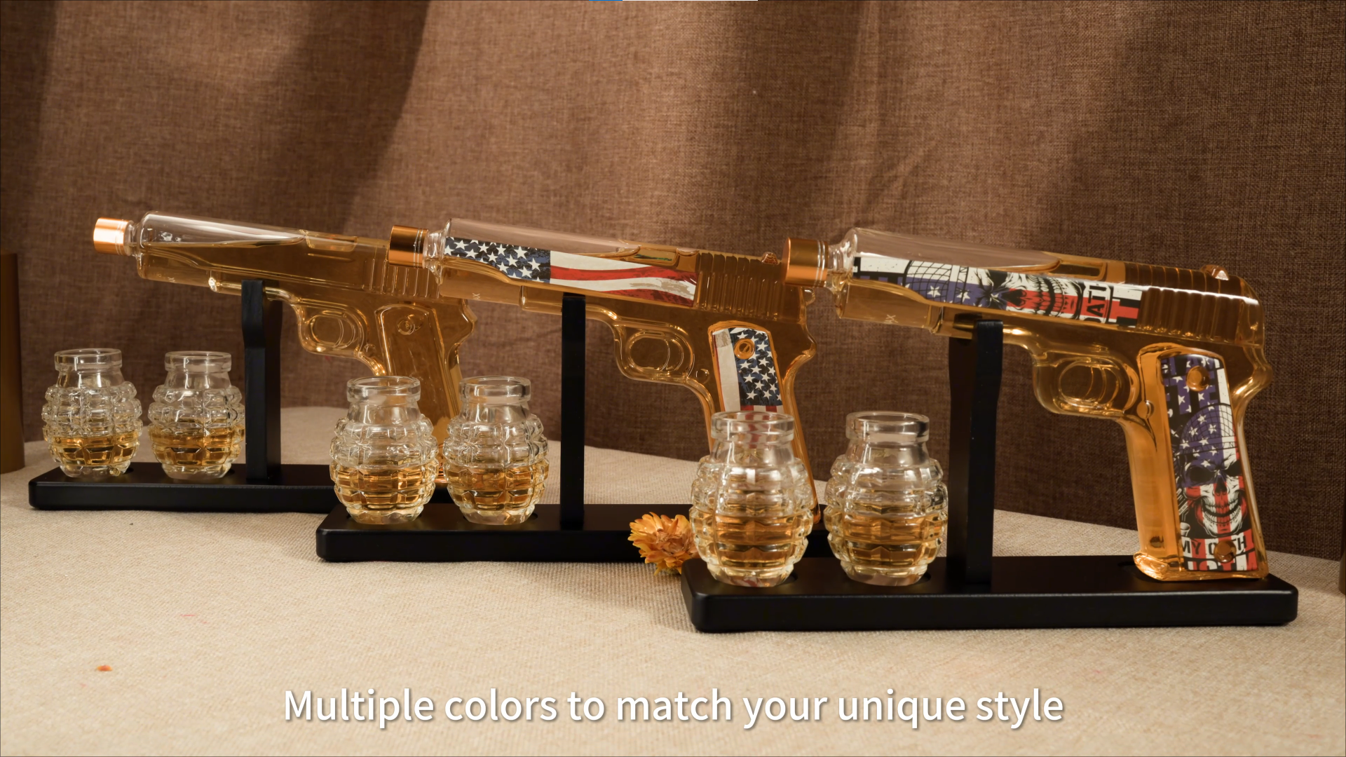 Amazon.com | TheWineThings Novelty Whiskey Decanter Gift Set with