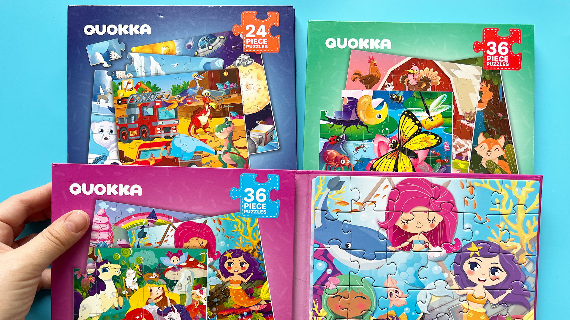 NH☆3kids Amazon.com: QUOKKA Magnetic Puzzles for Kids Ages 4-6 - 36