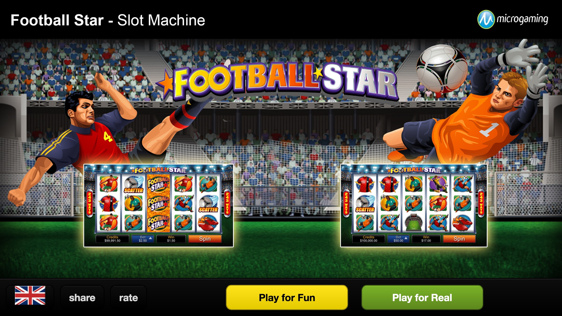Zoccer Casino Interface Screenshot