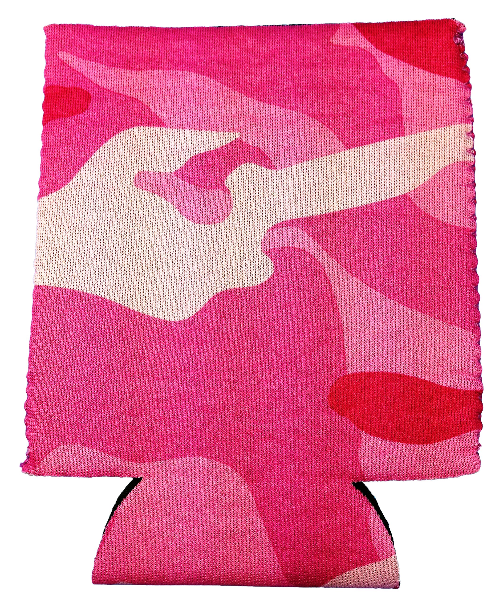 Women Pink Camo Can beverage insulator Pink Camo Can Cooler Huggie Pink Camo Cozy