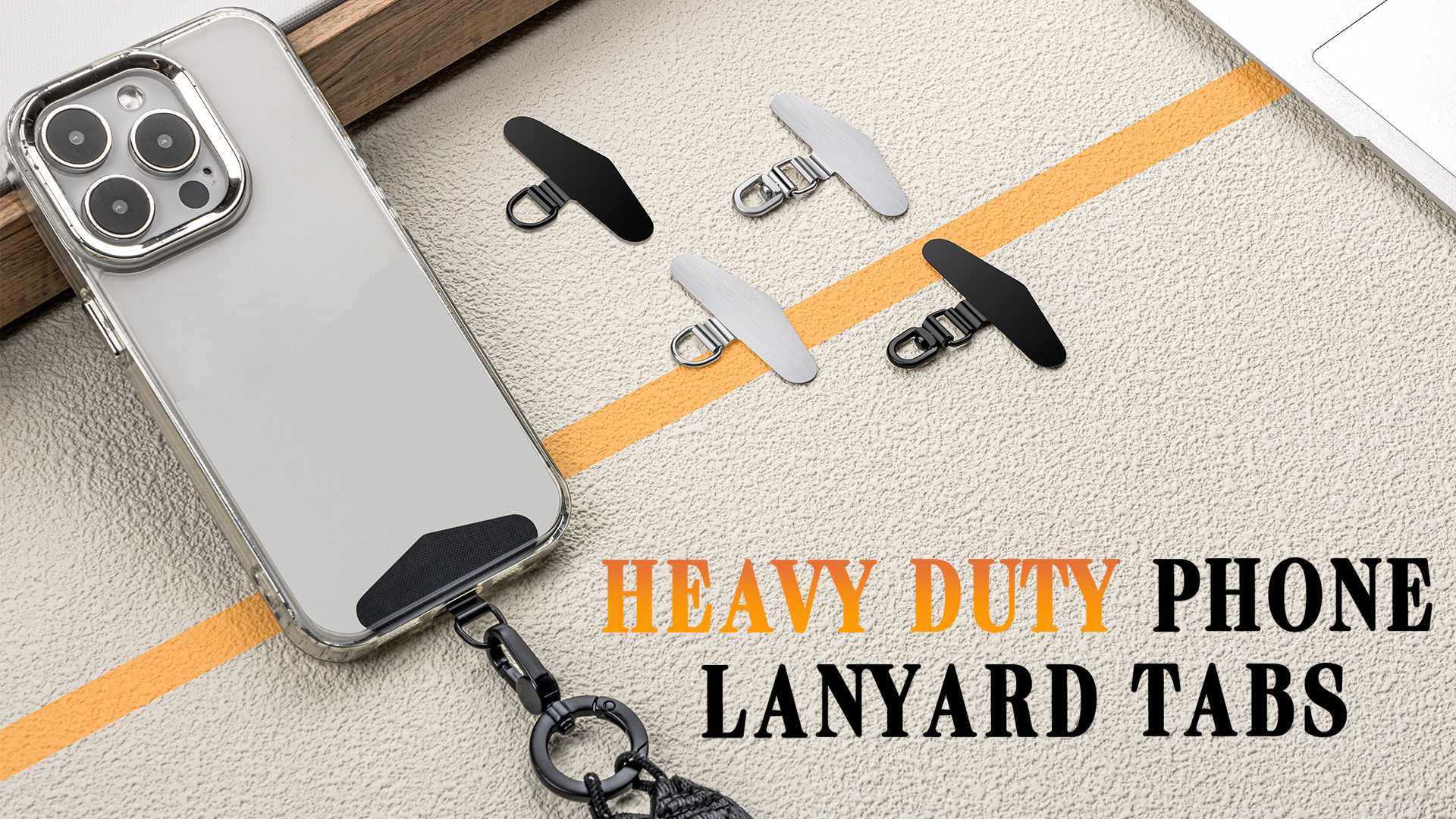 Amazon.com: Kaptron Phone Tether Tab for iPhone - Heavy Duty