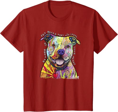Miniatura 37 de Beware Of Pit Bulls, Dean Russo Pitbull Original - Dog Lover T-Shirt Black,Navy Blue,Asphalt Grey,Slate Grey,White,Cranberry Red,Kelly Green,Olive