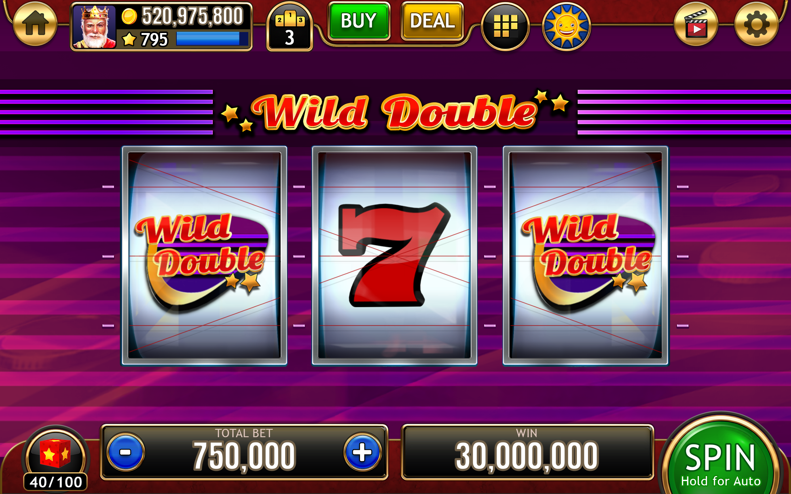777 Classic Slots Las Vegas Casino: フリー スロットゲーム