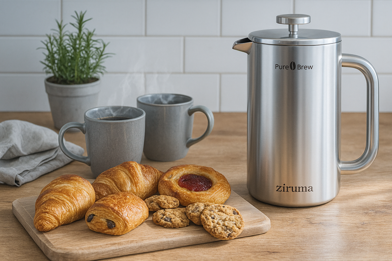 Amazon.com: Ziruma Non-Toxic French Press, Surgical Stainless