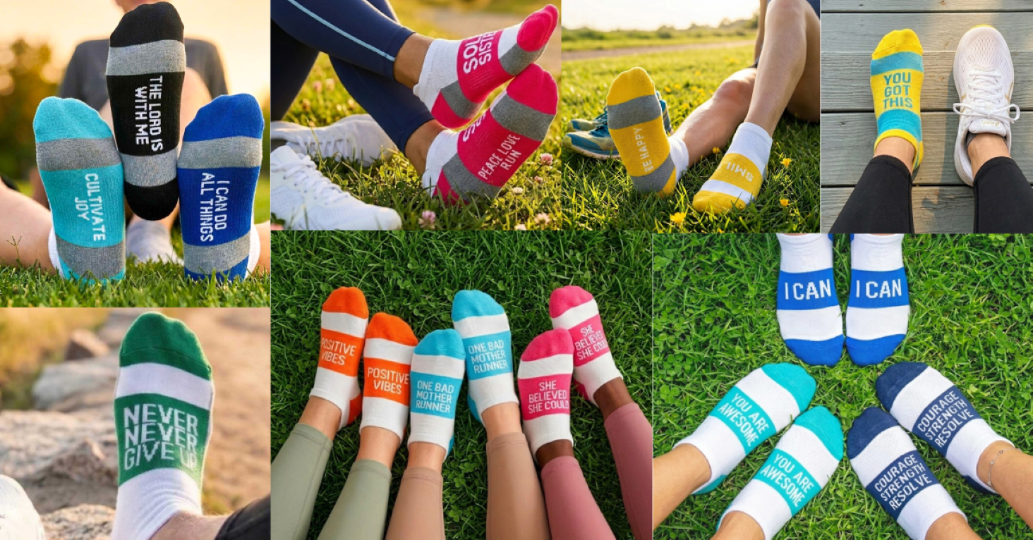 Gone For a Run Motivational Ankle Running Socks - Inspirational Affirmation Socks for Women - Runners Gifts & Motivation