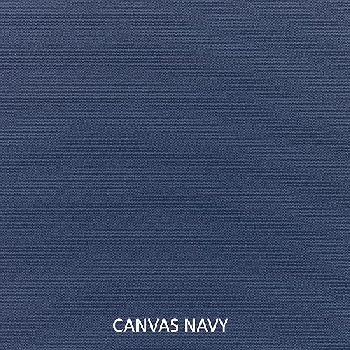 Miniatura 4 de Mozaic Company Sunbrella - Juego de 2 almohadas con cable para interiores y exteriores, lona azul marino y plata fundida