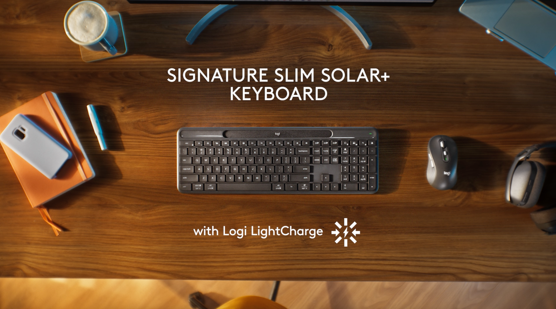 Amazon.com: Logitech Signature Slim Solar+ Wireless Bluetooth