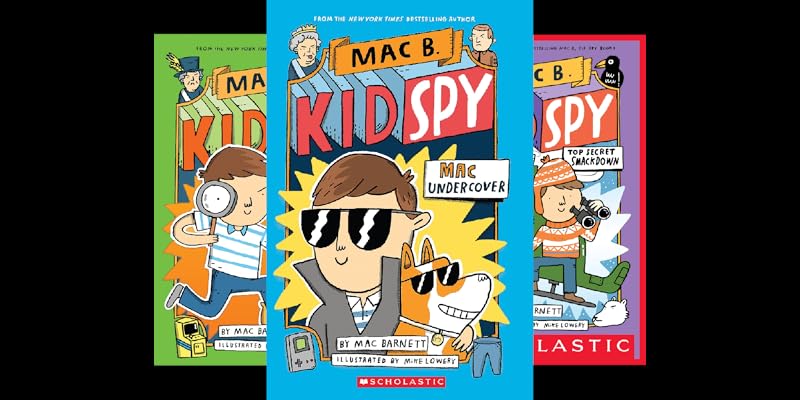 洋書 Kid spy by MAC B. 6冊 Mac B., Kid Spy #6: Mac Saves the World — Mac Barnett