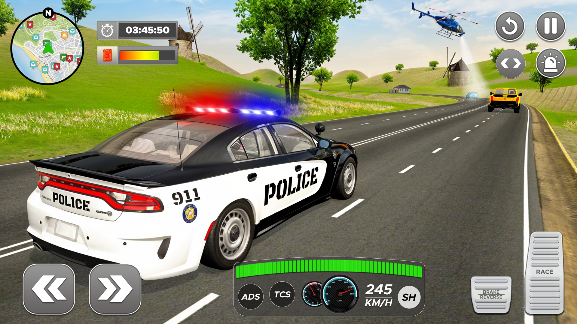 Open World Police Car Game Simulator - US Cop Police Car Chase Premium ...