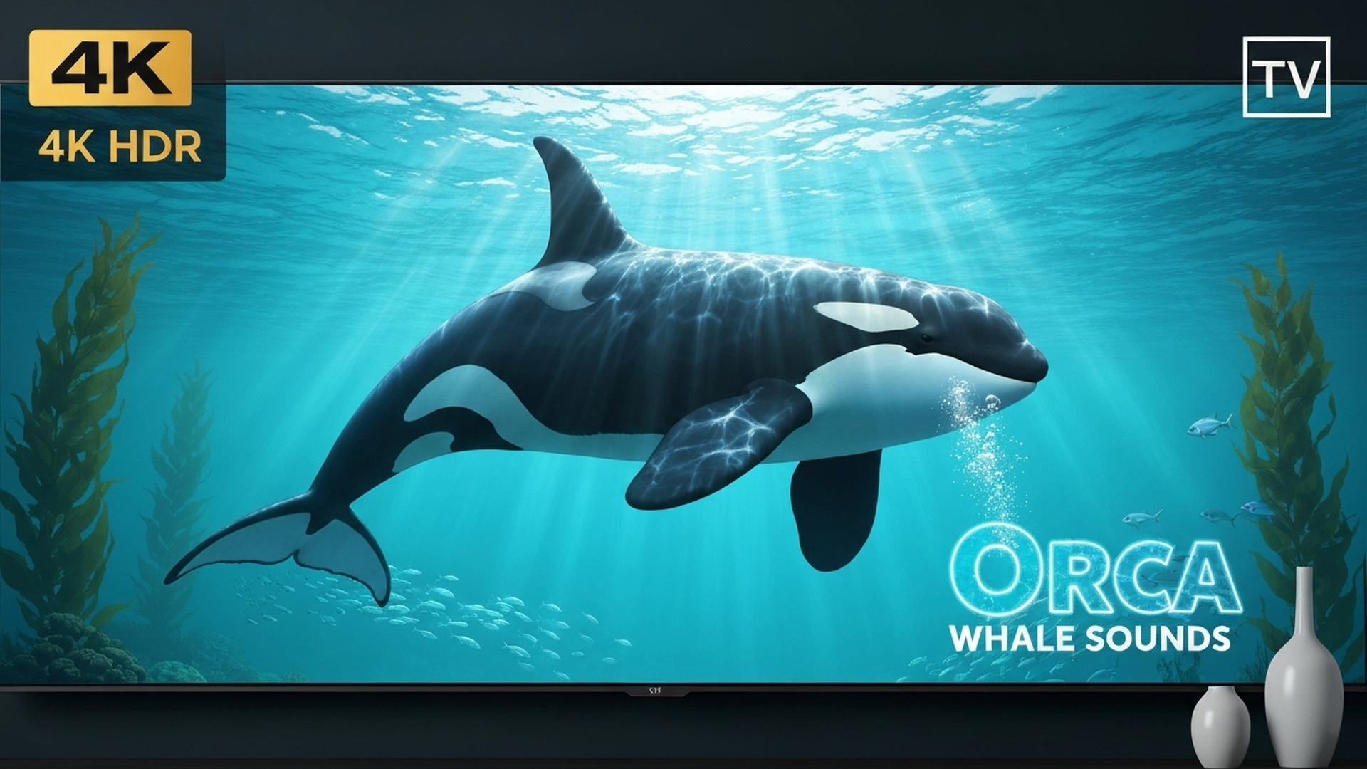 Orca Whale Sounds 4K – Blackfish Hydrophone | Deep Sleep TV