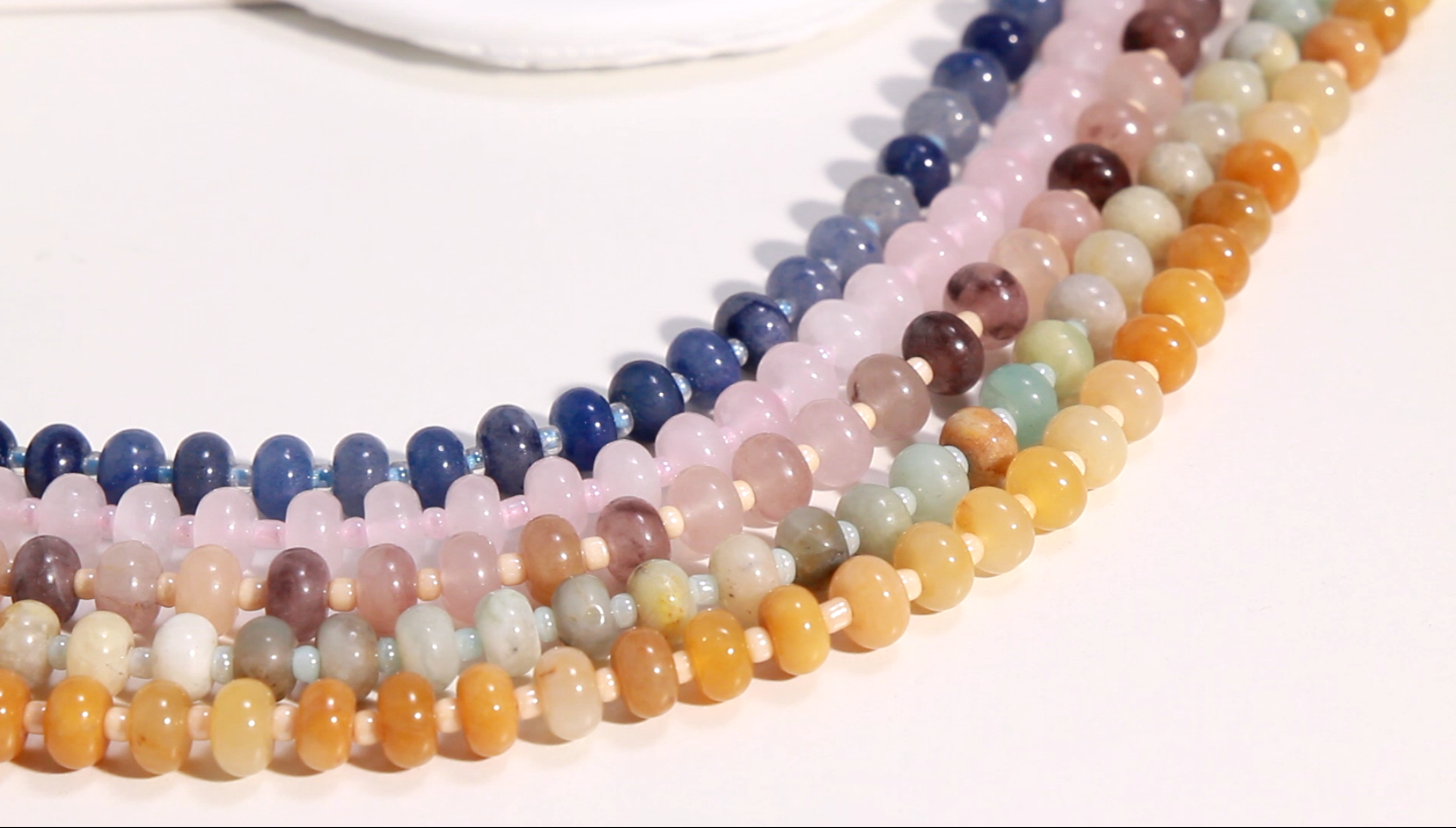 Amazon.com: POSADINA Natural Stone Phone Charm, Beaded Healing