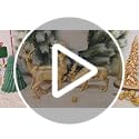 Lulu Home 3 PCS Christmas Tabletop Decorations, Resin Golden Reindeer Family Figurines with Diverse Postures, Xmas Holiday Winter Centerpieces Ornaments for Mantel Shelf Sill Decor(Peer(Textured)) - Image 8