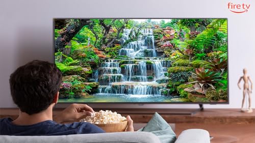 Tela de Cachoeira - Protetor de tela para mediação, relaxante, calmante para a TV fogo