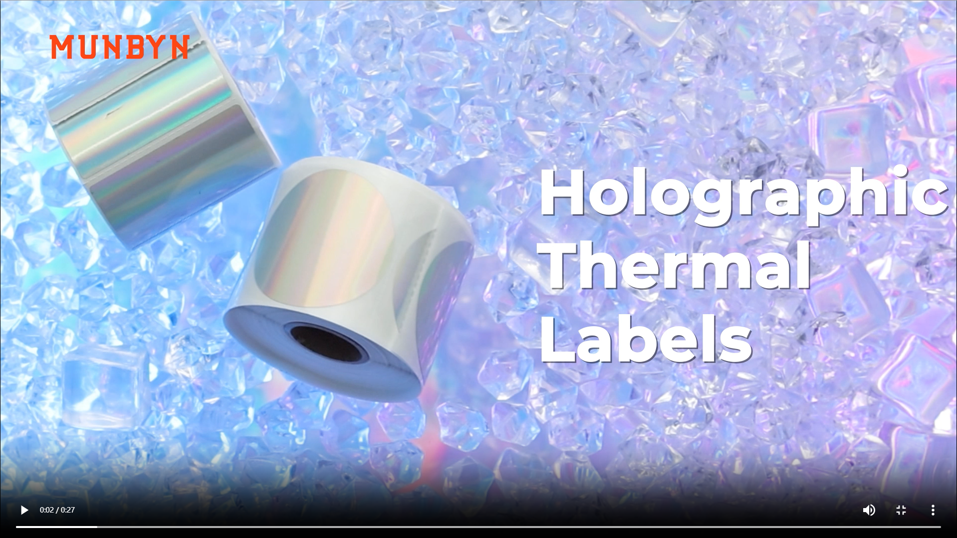 500 étiquettes Thermiques Rondes Holographiques Arc-en-ciel - Autocollants Pour Rollo, Munbyn, Emballage Cadeau, Personnalisation