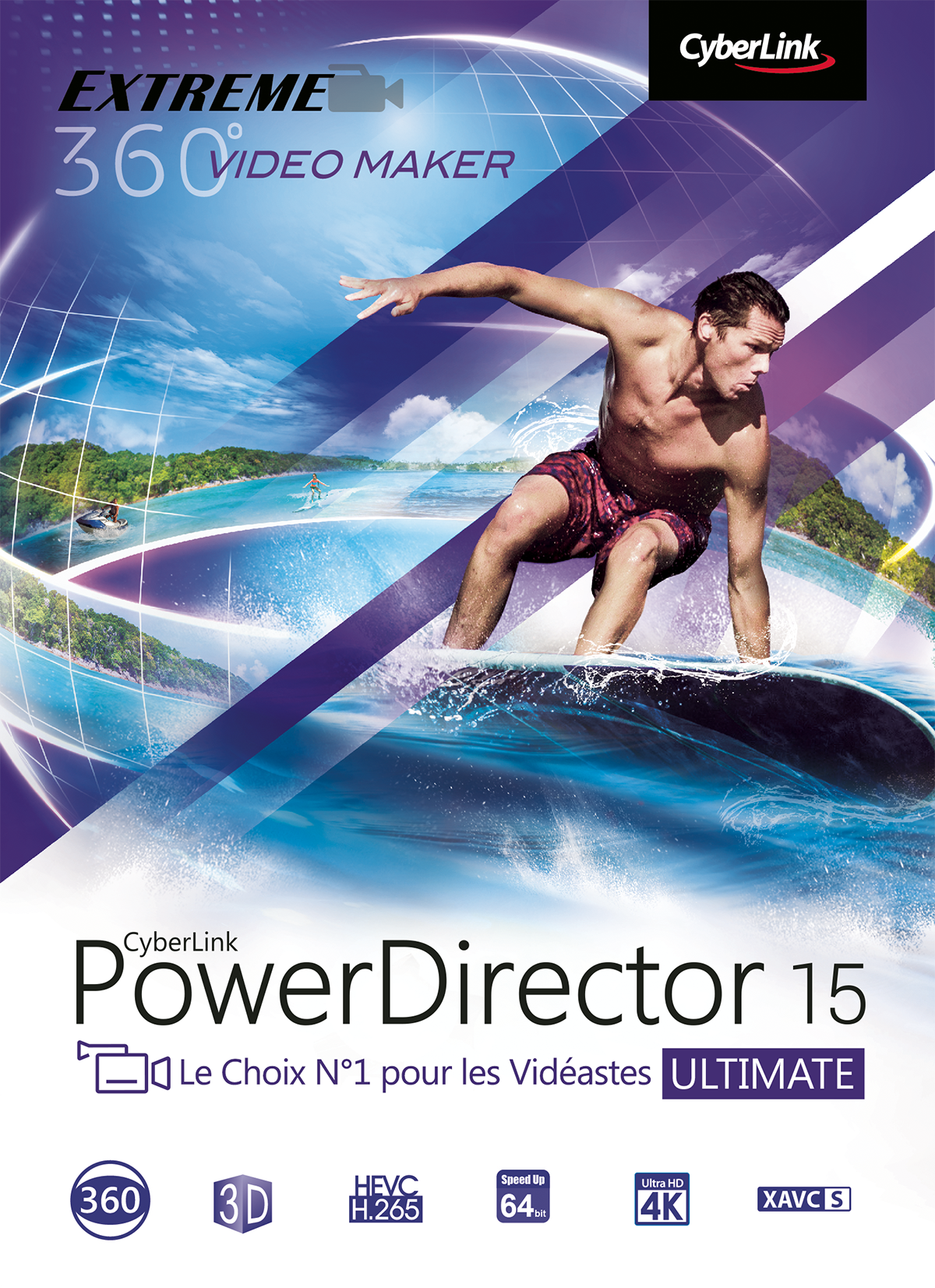 CyberLink PowerDirector 15 Ultimate [Téléchargement]
