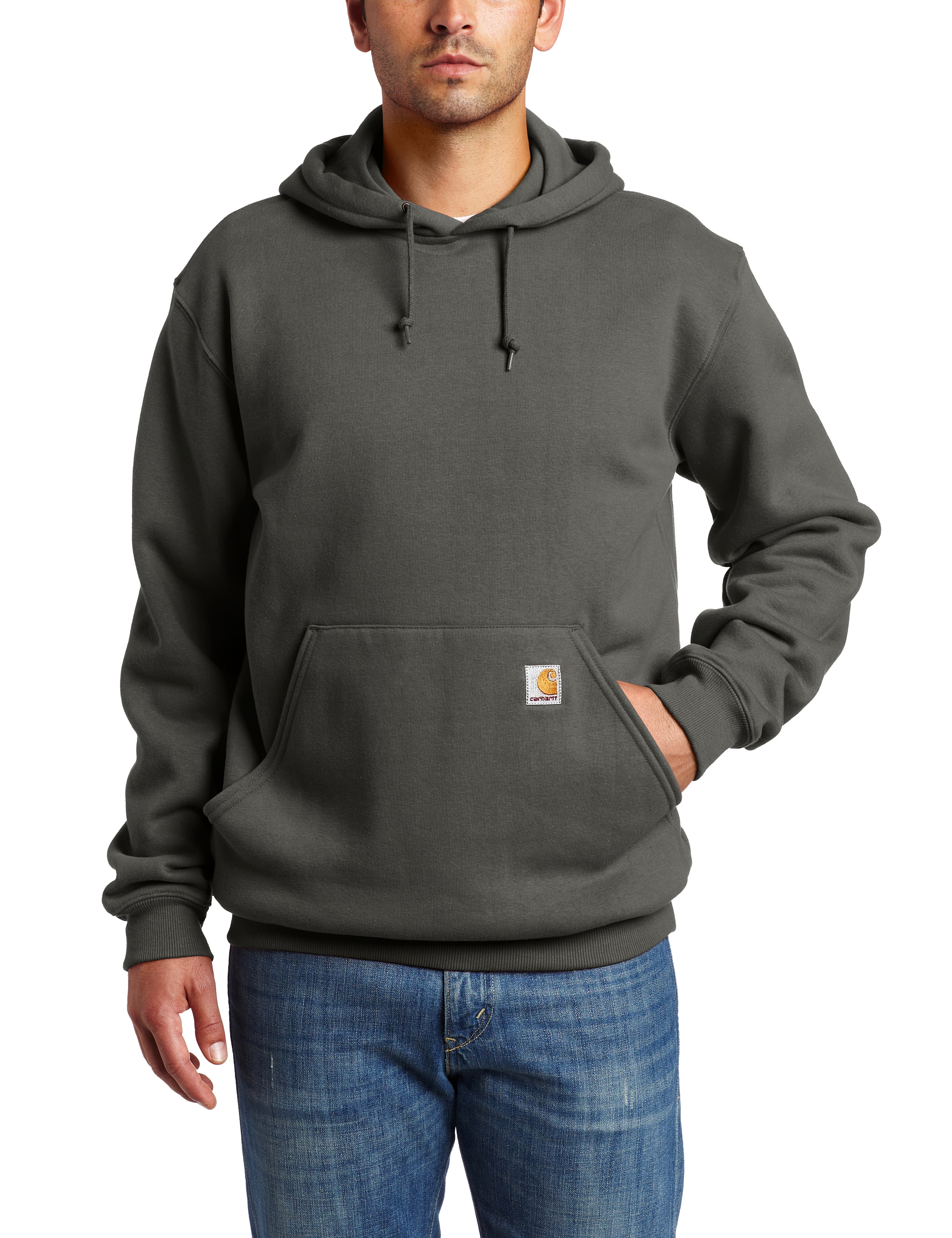Carhartt Sweat à capuche épais pour homme, vert foncé, X-Large