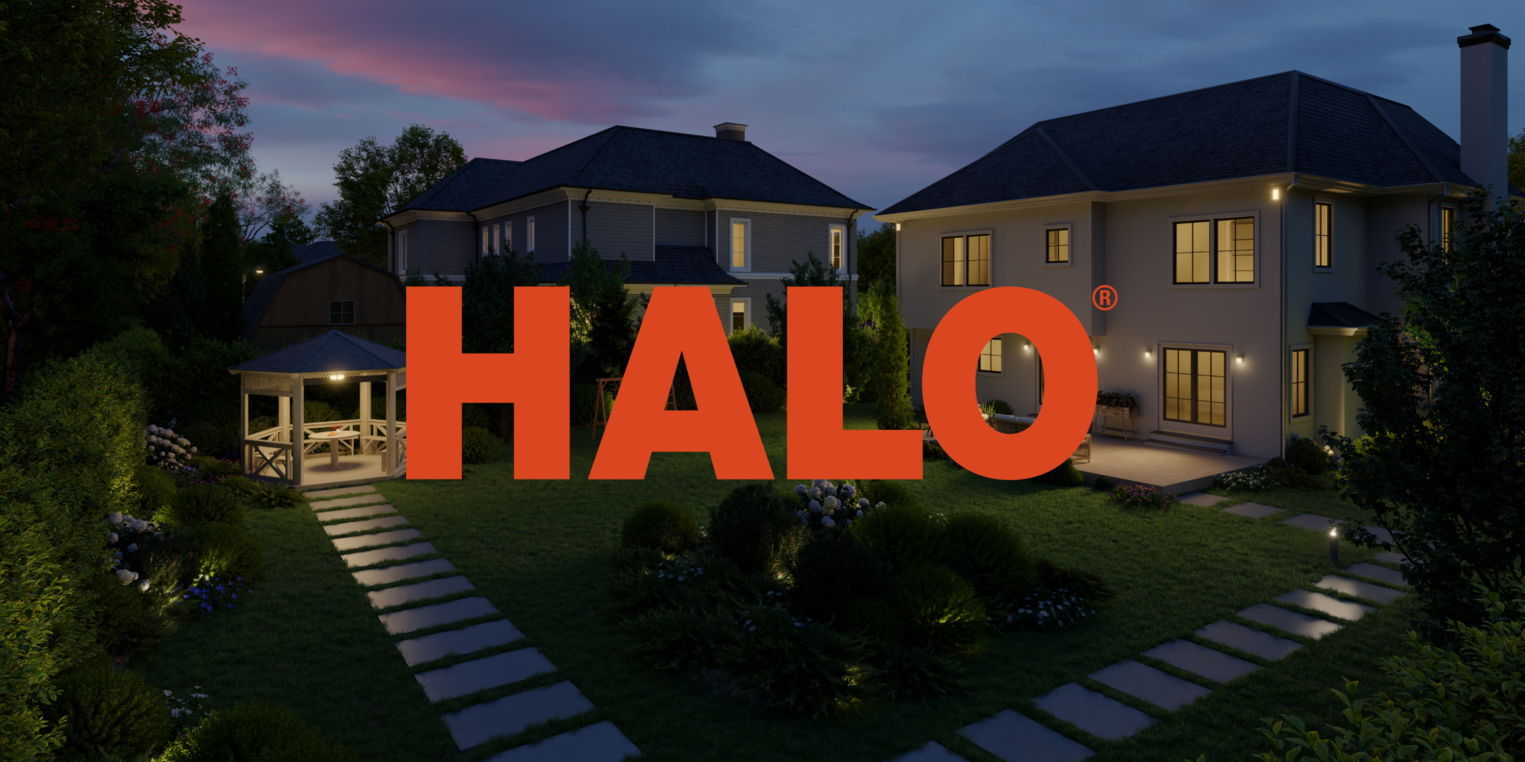 HALO FE 1-Light Bronze LED Outdoor Lantern Sconce with Dusk to