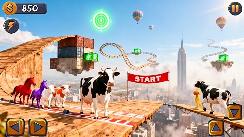 Le défi des sauts de vache sur rampe – vue 4