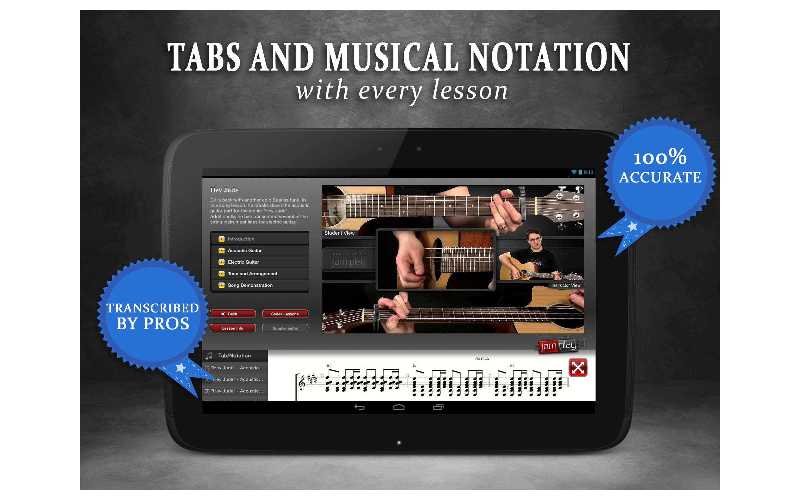 Guitar Lessons from App on Amazon Appstore
