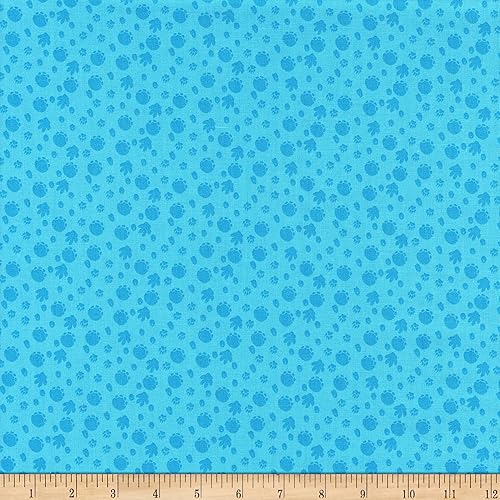 Riley Blake Designs Riley Blake Crayola Colorful Friends Footprints Tela, Granito Yard