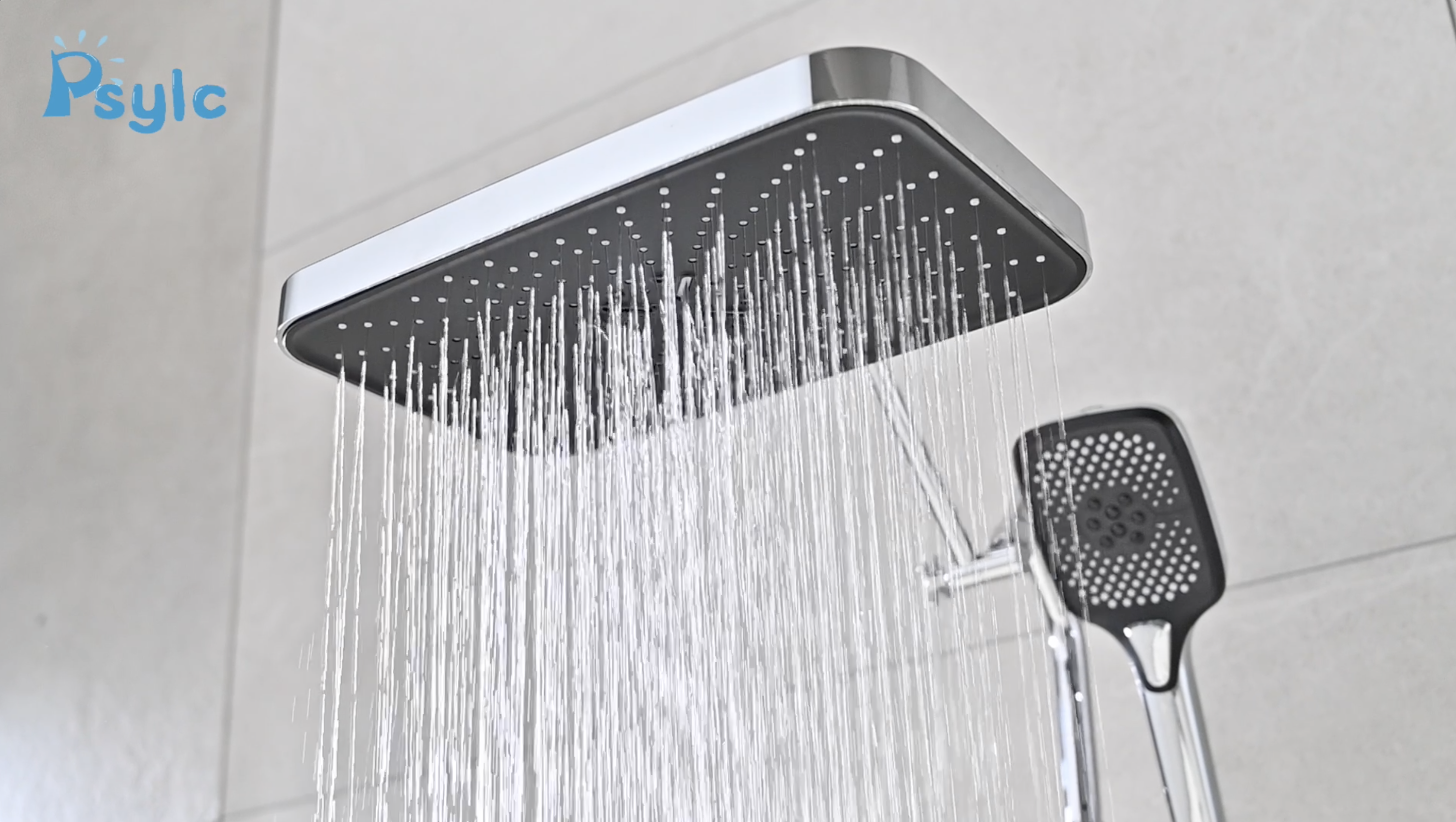 Singing Rain 8 Inch Shower Head Cobo, High Pressure Rainfall Shower