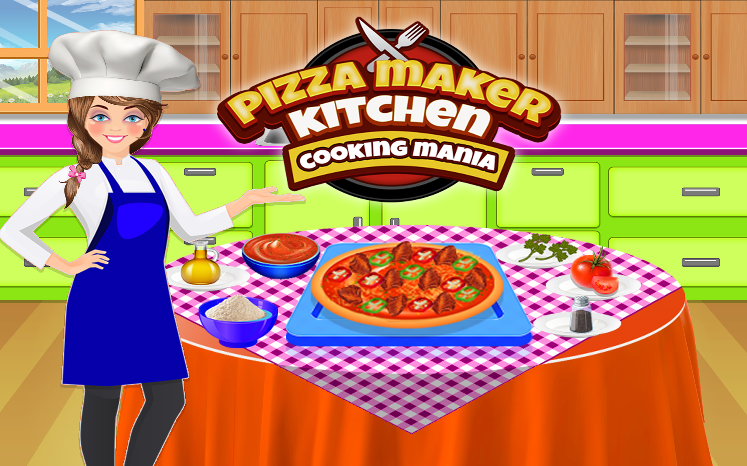 Pizza Maker Kitchen Cooking | Fast Food Chef Games - Aplicativo na ...